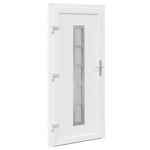 Hoveddør Hvid 98 x 200 cm PVC