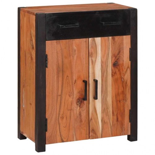 Buffeter & Skuffesystemer med skuffe med hylde med opbevaring med dør Brun 55 x 30 x 75 cm