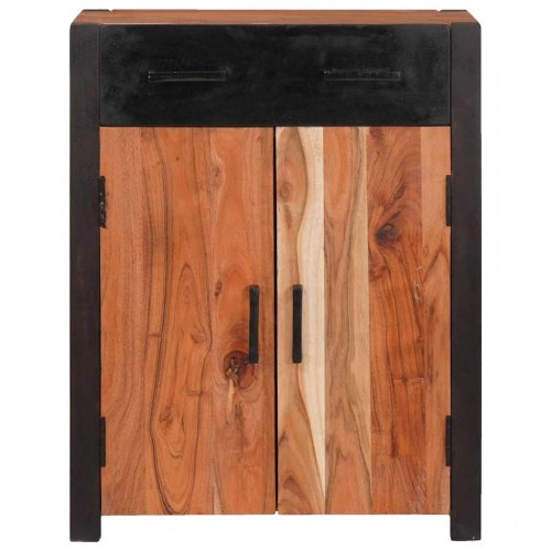 Buffeter & Skuffesystemer med skuffe med hylde med opbevaring med dør Brun 55 x 30 x 75 cm