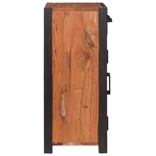 Buffeter & Skuffesystemer med skuffe med hylde med opbevaring med dør Brun 55 x 30 x 75 cm