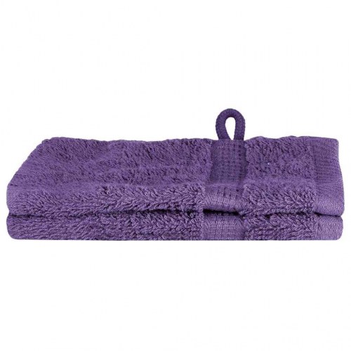 Vaskeklude 2 stk Violet 15 x 21 cm Bomuld