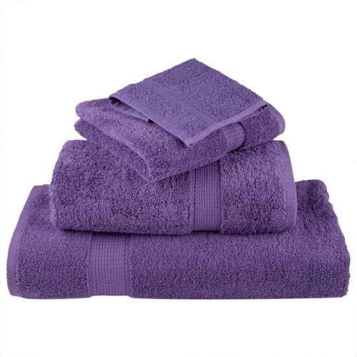 Vaskeklude 2 stk Violet 15 x 21 cm Bomuld