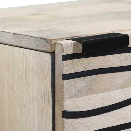 Medieopbevaringsskabe & -reoler Hvid og sort 40 x 33.5 x 110 cm