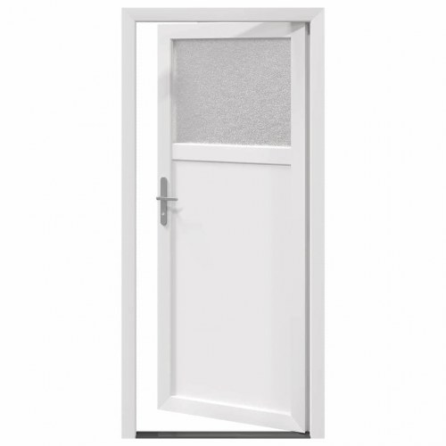 Hoveddør Hvid 88 x 198 cm PVC