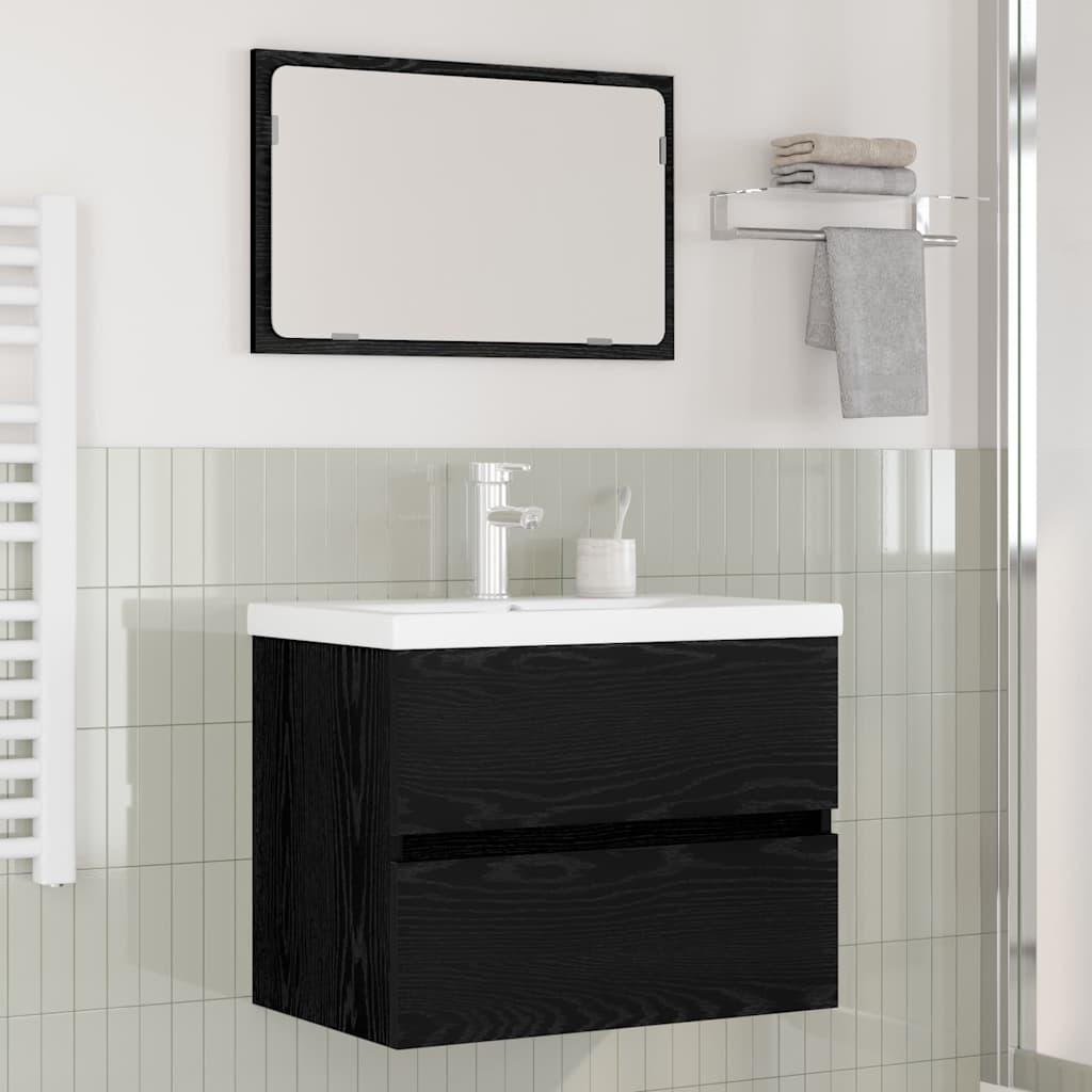 Badeværelsesmøbel sæt 3 stk artisan eg 60 x 38.5 x 45 cm