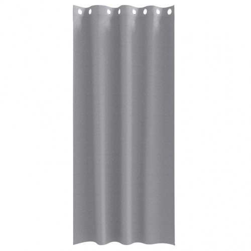 Gardiner med gardiner 2 stk Lysegrå 245 x 140 cm Polyester
