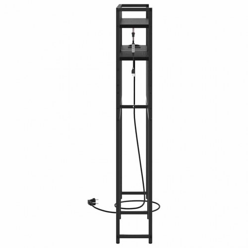 Opbevaringshovedgavl Sort Eg 90 cm Konstrueret træ