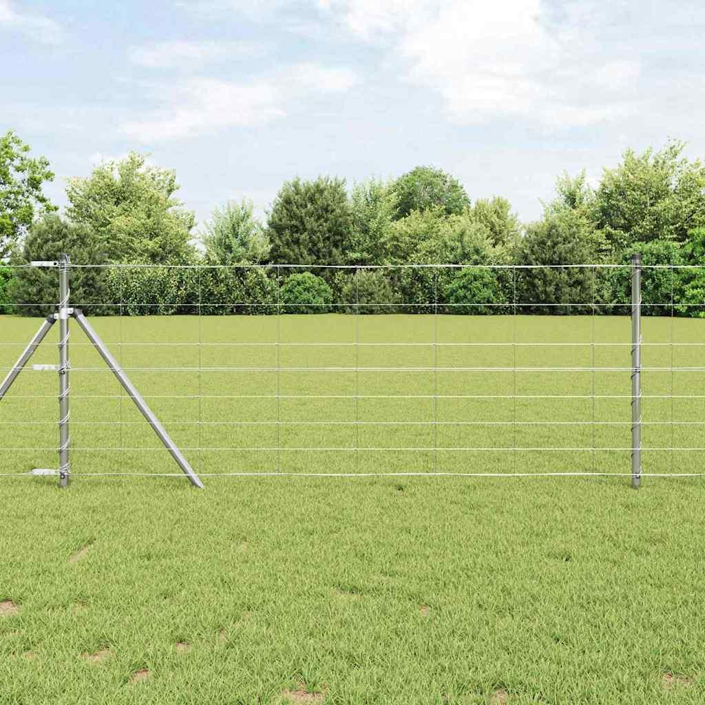 Terræn-/hegnspæle 0,8x25 m, galvaniseret stål