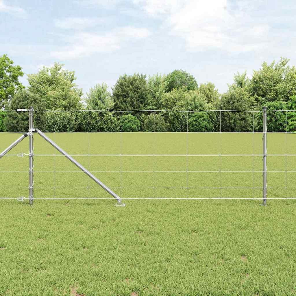 Markhegn Sølv 50 x 0.8 m Galvaniseret stål