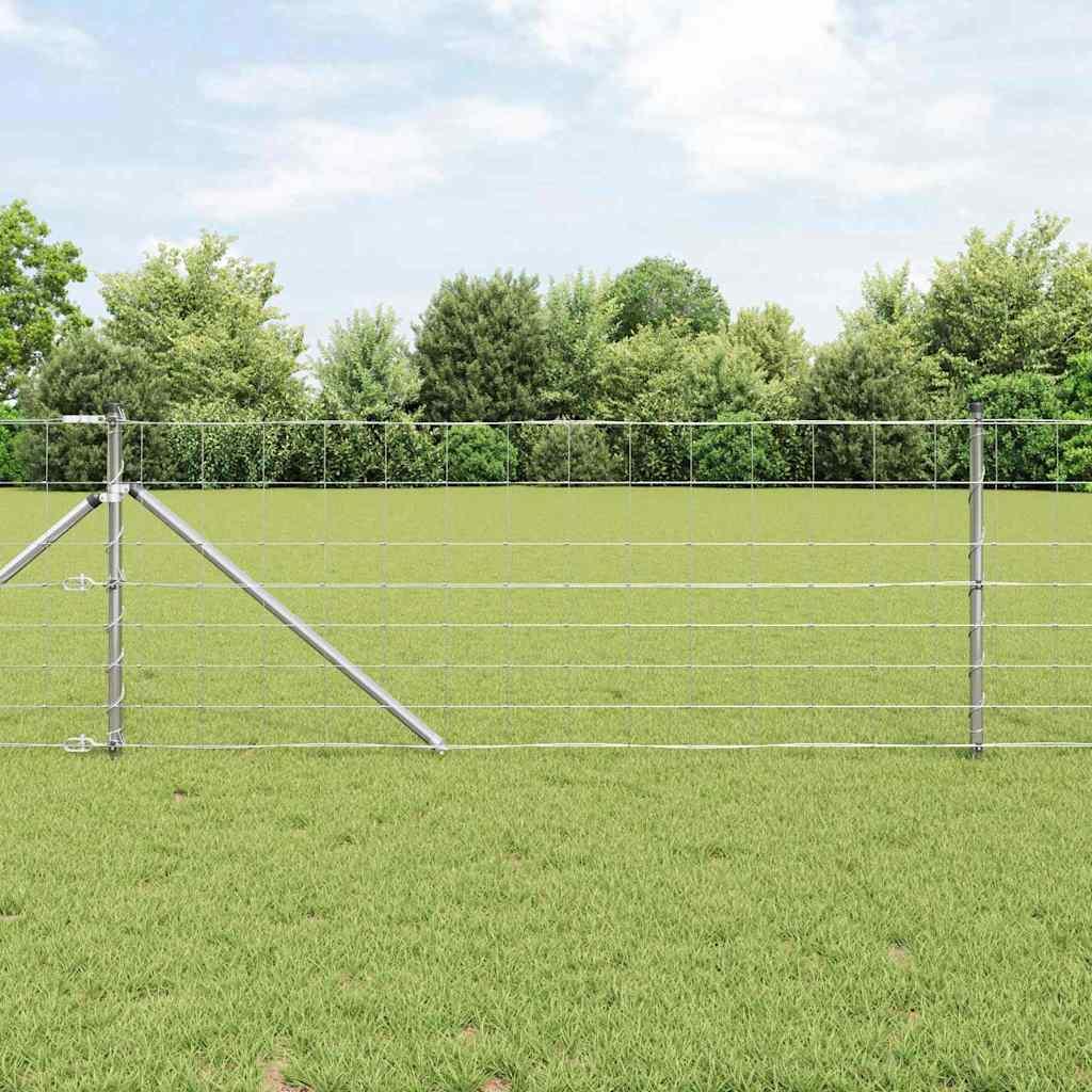 Markhegn Sølv 50 x 0.8 m Galvaniseret stål