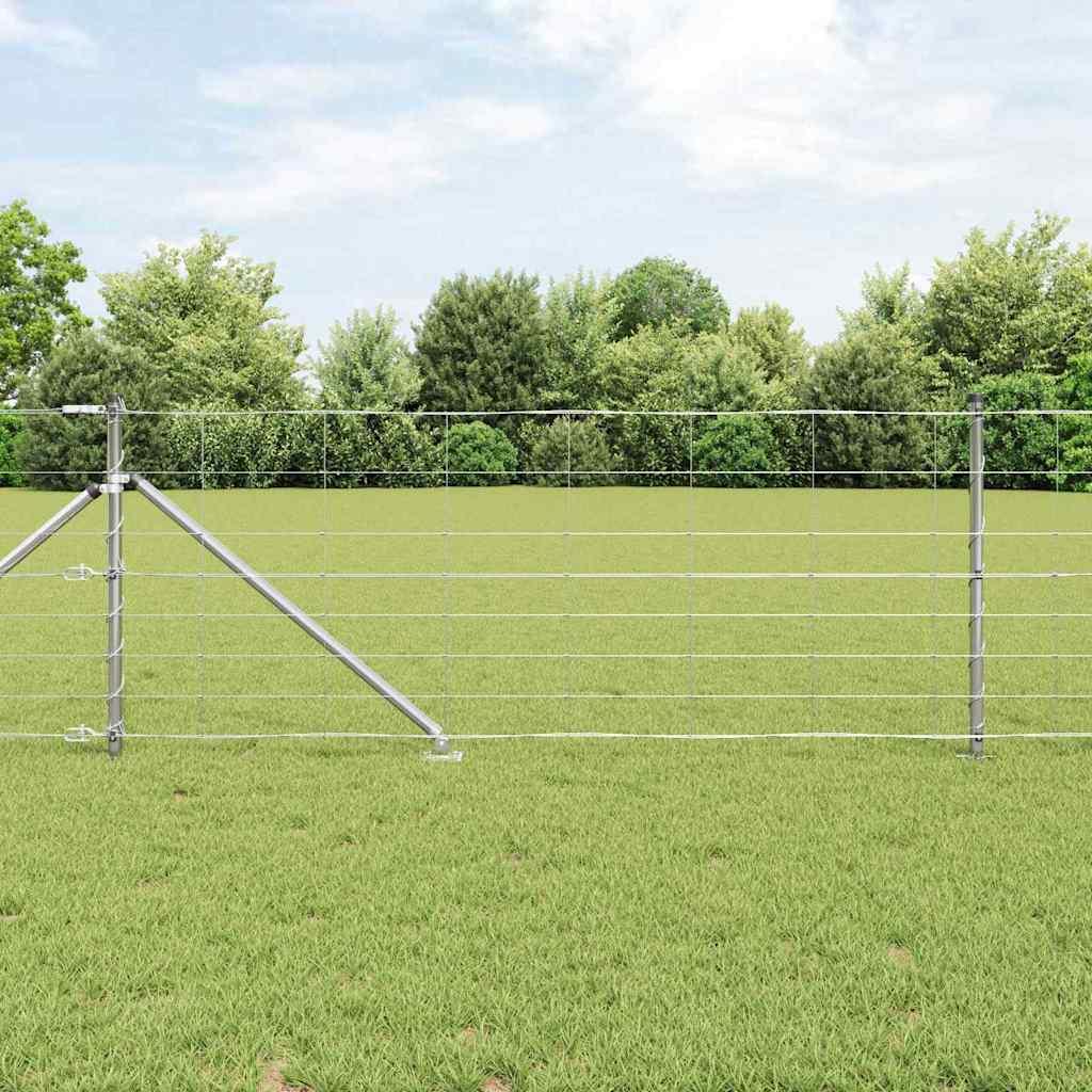 Markhegn Sølv 50 x 0.8 m Galvaniseret stål