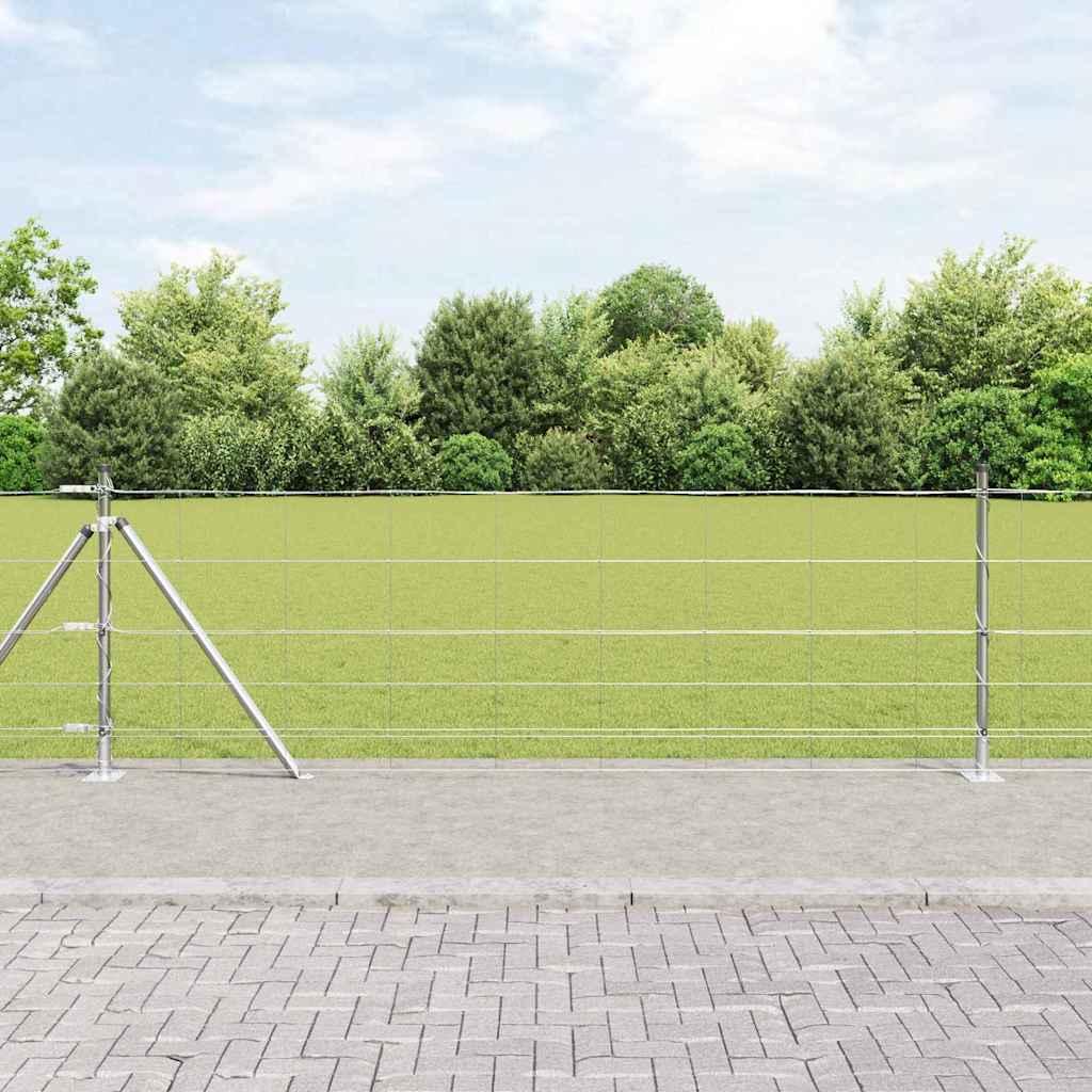 Markhegn Sølv 50 x 0.8 m Galvaniseret stål