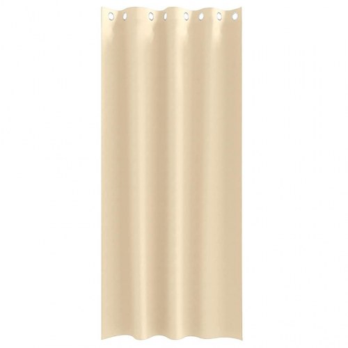 Gardiner med gardiner 2 stk Creme 245 x 140 cm Polyester