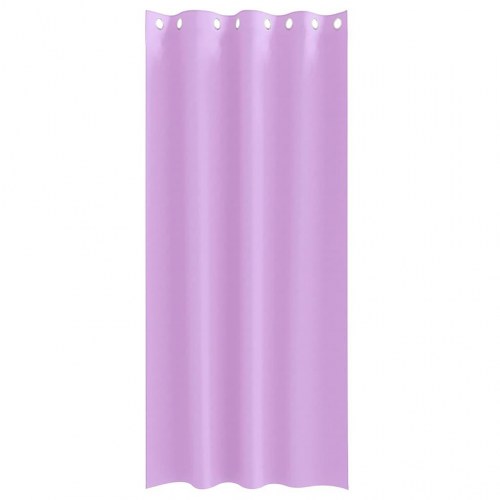 Gardiner med gardiner 2 stk Lilla 245 x 140 cm Polyester