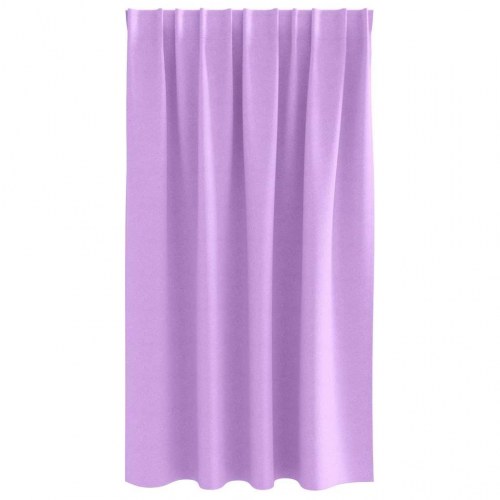 Gardiner med gardiner 2 stk Lilla 140 x 140 cm Polyester