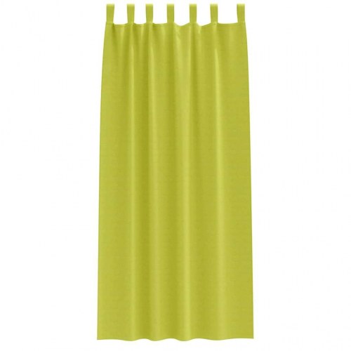 Gardiner med gardiner 2 stk Æblegrøn 260 x 140 cm Polyester