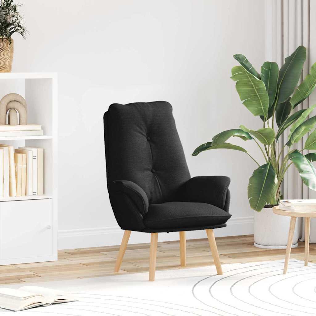 Afslappende stol Sort 69 x 74 x 93 cm Stof