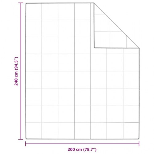 Tæpper & dyner Hvid 240 x 200 cm Dun