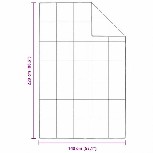 Tæpper & dyner Hvid 140 x 220 cm Dun