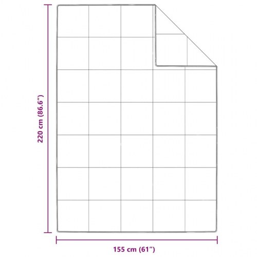 Tæpper & dyner Hvid 155 x 220 cm Dun