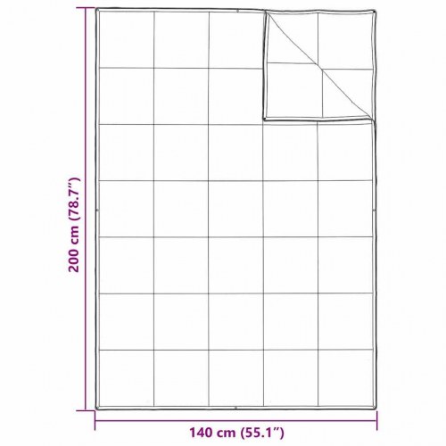 Quilts & Duvner Hvid 140 x 200 cm Dun