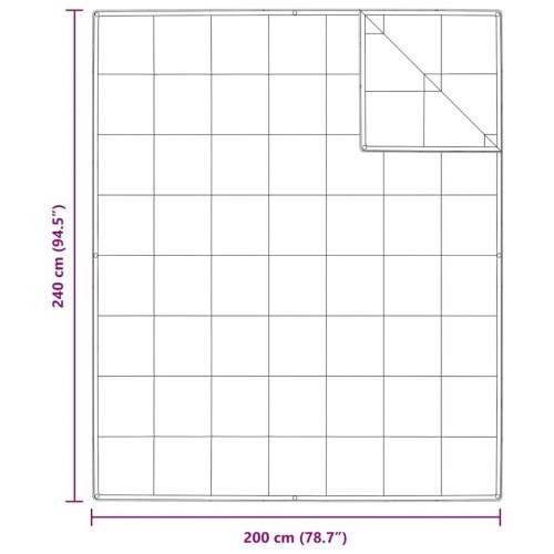 Quilts & Duvner Hvid 240 x 200 cm Dun