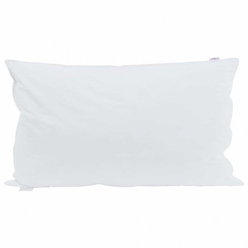 Hovedpude Hvid 40 x 80 cm 130gsm 100% bomuld