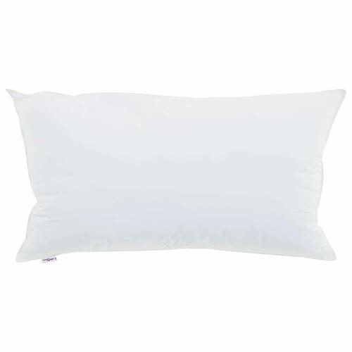 Puder med pude 2 stk Hvid 40 x 80 cm 130gsm 100% bomuld