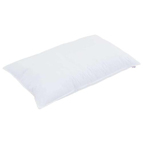 Puder med pude 2 stk Hvid 40 x 80 cm 130gsm 100% bomuld