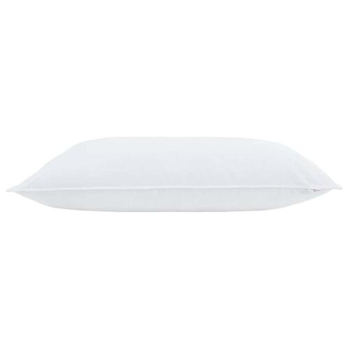Puder med pude 2 stk Hvid 40 x 80 cm 130gsm 100% bomuld