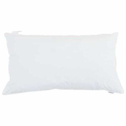 Puder med pude 2 stk Hvid 40 x 80 cm 130gsm 100% bomuld