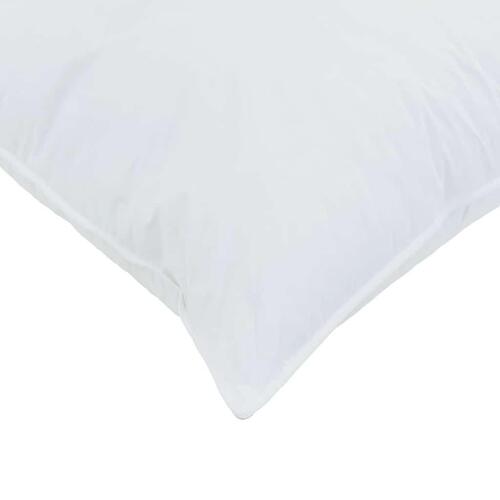 Puder med pude 2 stk Hvid 40 x 80 cm 130gsm 100% bomuld
