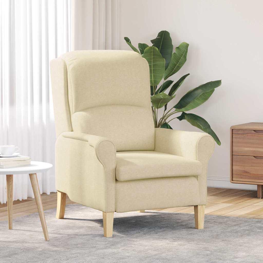 Lænestol Creme 76 x 94 x 102 cm Stof