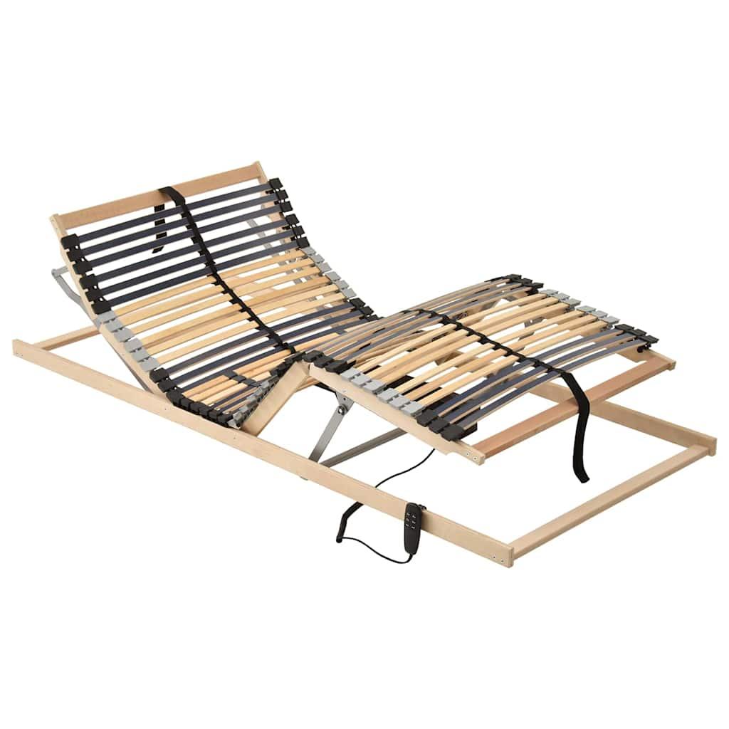 Lamelbund 70 x 190 cm i massiv bøg - brun