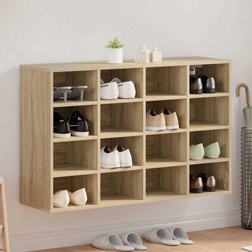 Sko skab med hylde Sonoma eg 52,5 x 30 x 50 cm Konstrueret træ