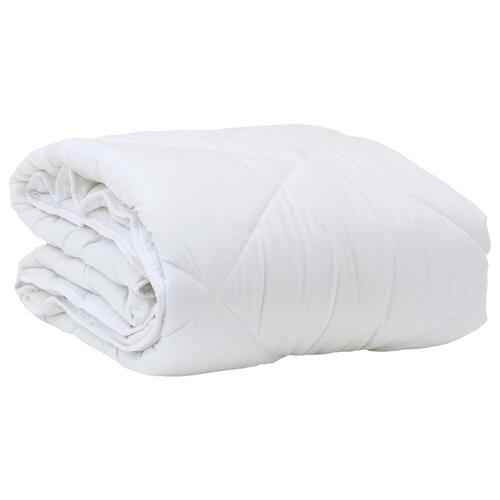 Dyne med Pude med pude 2 stk Hvid Microfiber