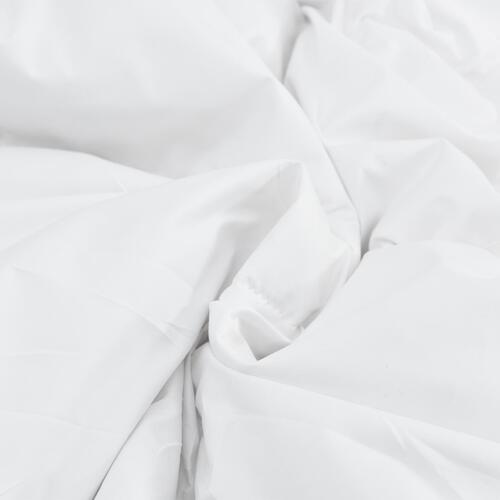 Dyne med Pude med pude 2 stk Hvid Microfiber