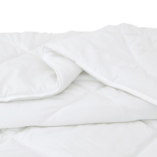 Dyne med Pude med pude 2 stk Hvid Microfiber