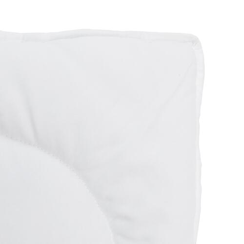 Dyne med Pude med pude 2 stk Hvid Microfiber