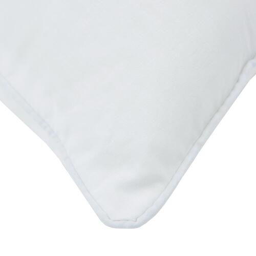 Dyne med Pude med pude 2 stk Hvid Microfiber