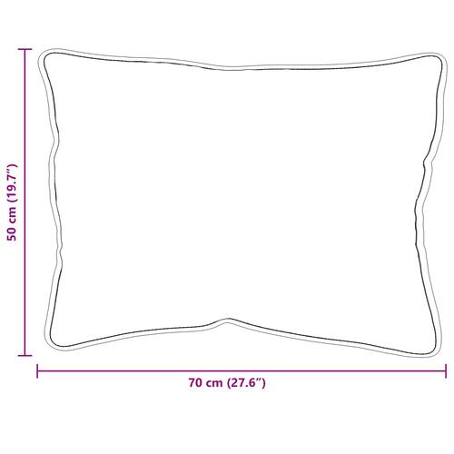Dyne med Pude med pude 2 stk Hvid Microfiber