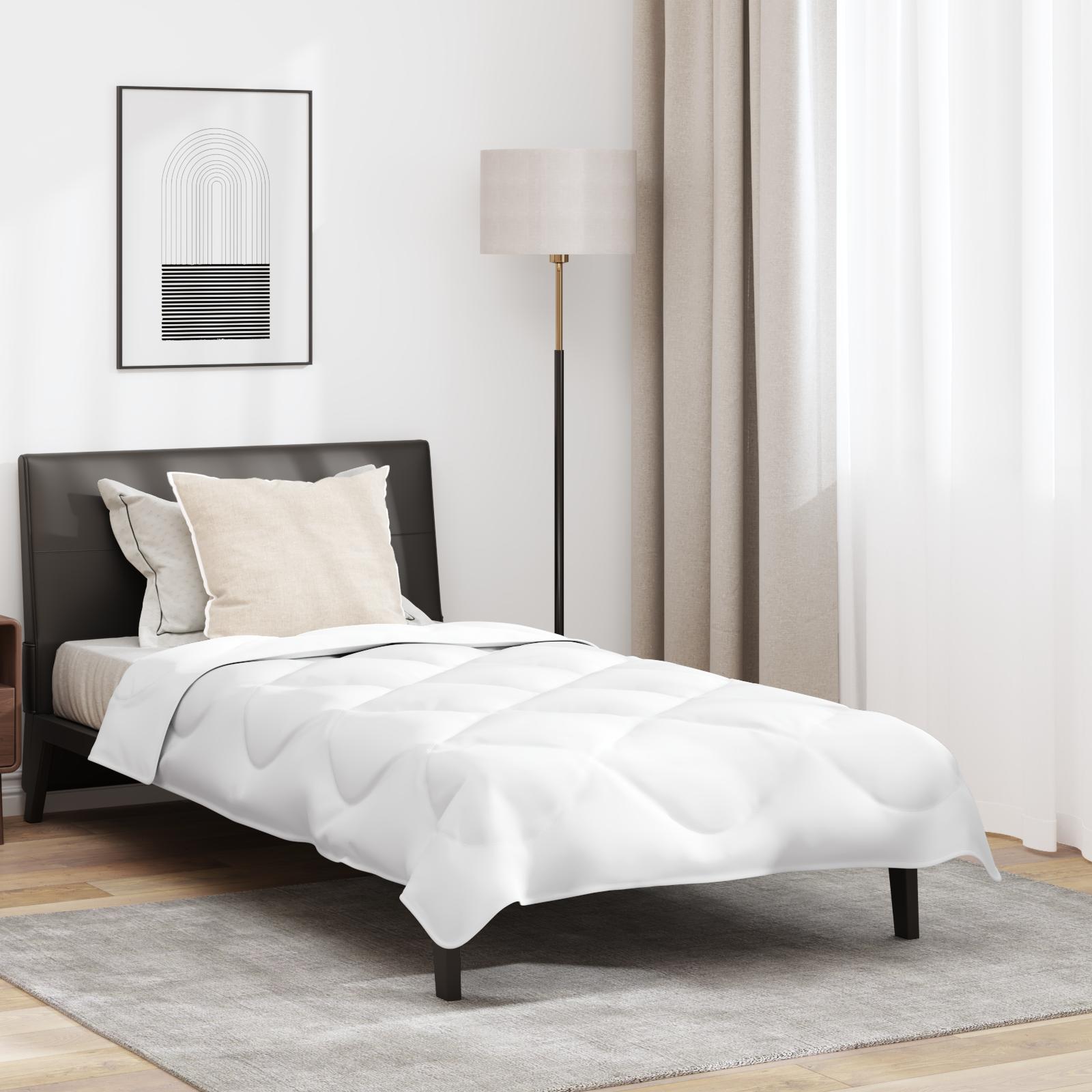 Dyne med pude Andet med pude 2 stk Hvid 155 x 220 cm Mikrofiber