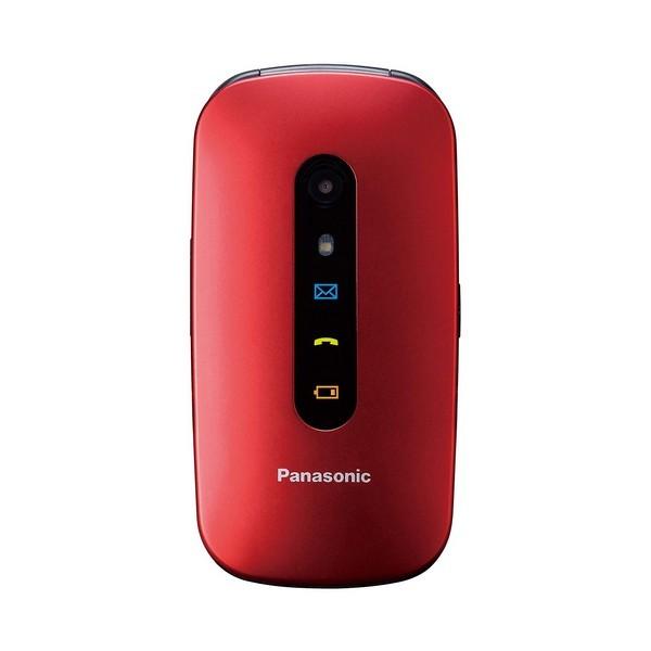 Mobiltelefon til ældre mennesker Panasonic KX-TU456EXCE 2,4" LCD Bluetooth USB Rød