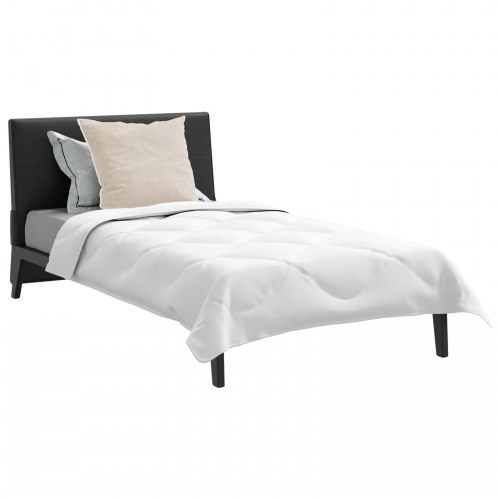 Dyne med Pude med pude 2 stk Hvid Microfiber