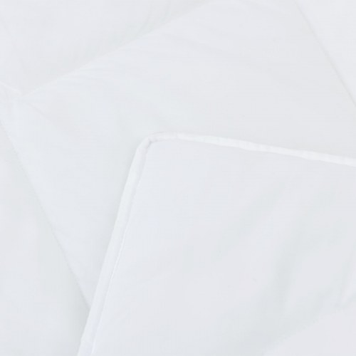 Dyne med Pude med pude 2 stk Hvid Microfiber