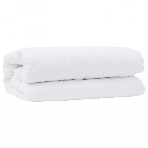 Dynesæt med pude 2 dele - hvid mikrofiber
