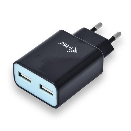 USB-oplader væggen i-Tec CHARGER2A4B