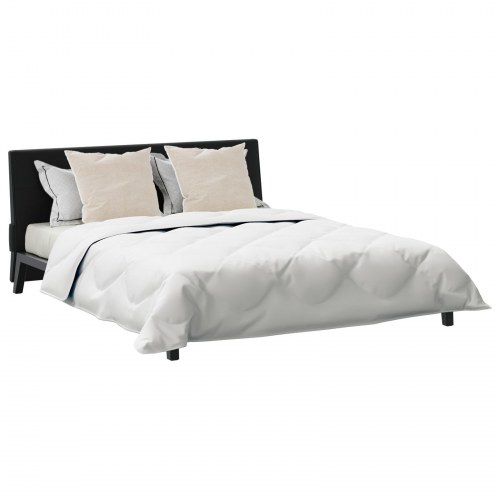 Helårs dyne- og pudepakke i hvid microfiber - 260 × 220 cm, 3 dele