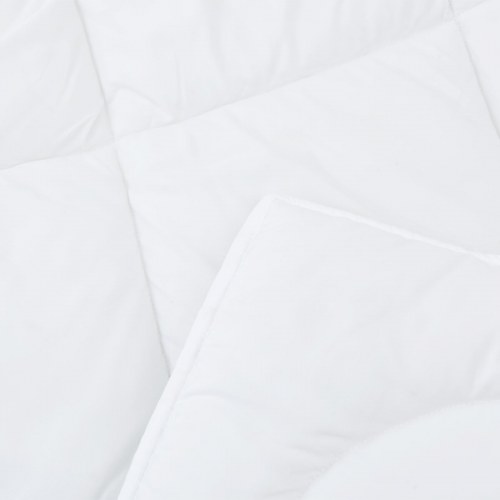 Vinterdyne med 2 puder - hvid microfiber, 240 × 220 cm