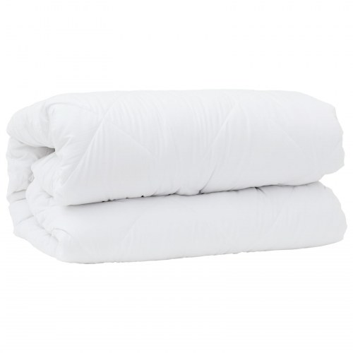 Dyne med puder med pude 3 stk Hvid Mikrofiber